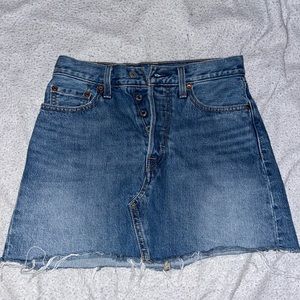 Medium Wash Jean Skirt